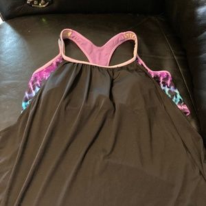 Womens Tie Dye Tankini size 1X
